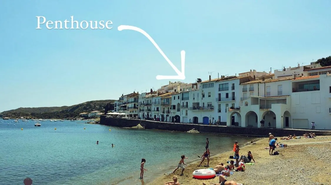 Beachfront Penthouse With Sea Views In Cadaques Apartment
