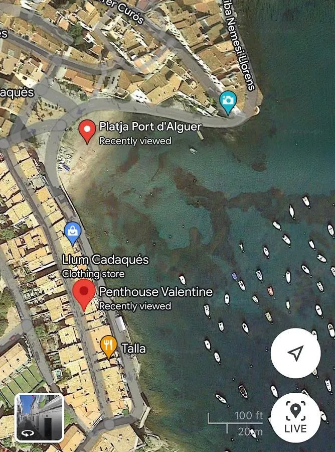 Beachfront Penthouse With Sea Views In Cadaques Apartment